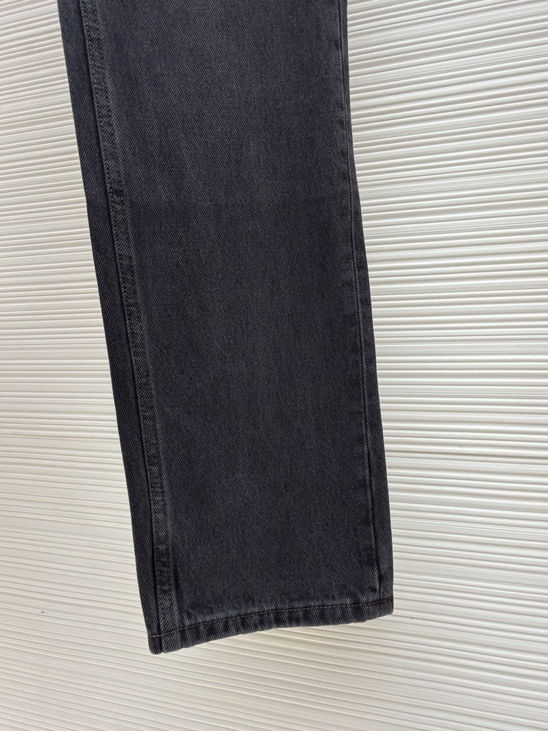 LV Patchwork Letter Denim Jeans 6