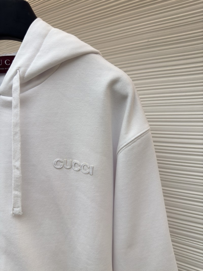 Gucci Drop-Shoulder Long-Sleeve Zipper Hooded Sweatshirt 4