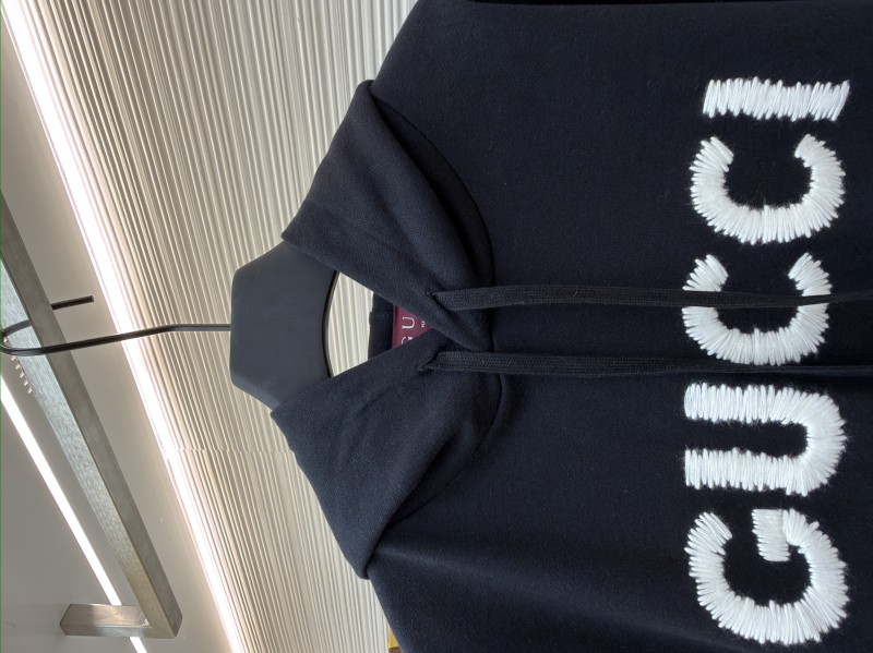 Gucci Logo Letter Print Hooded Long-Sleeve Sweatshirt 2