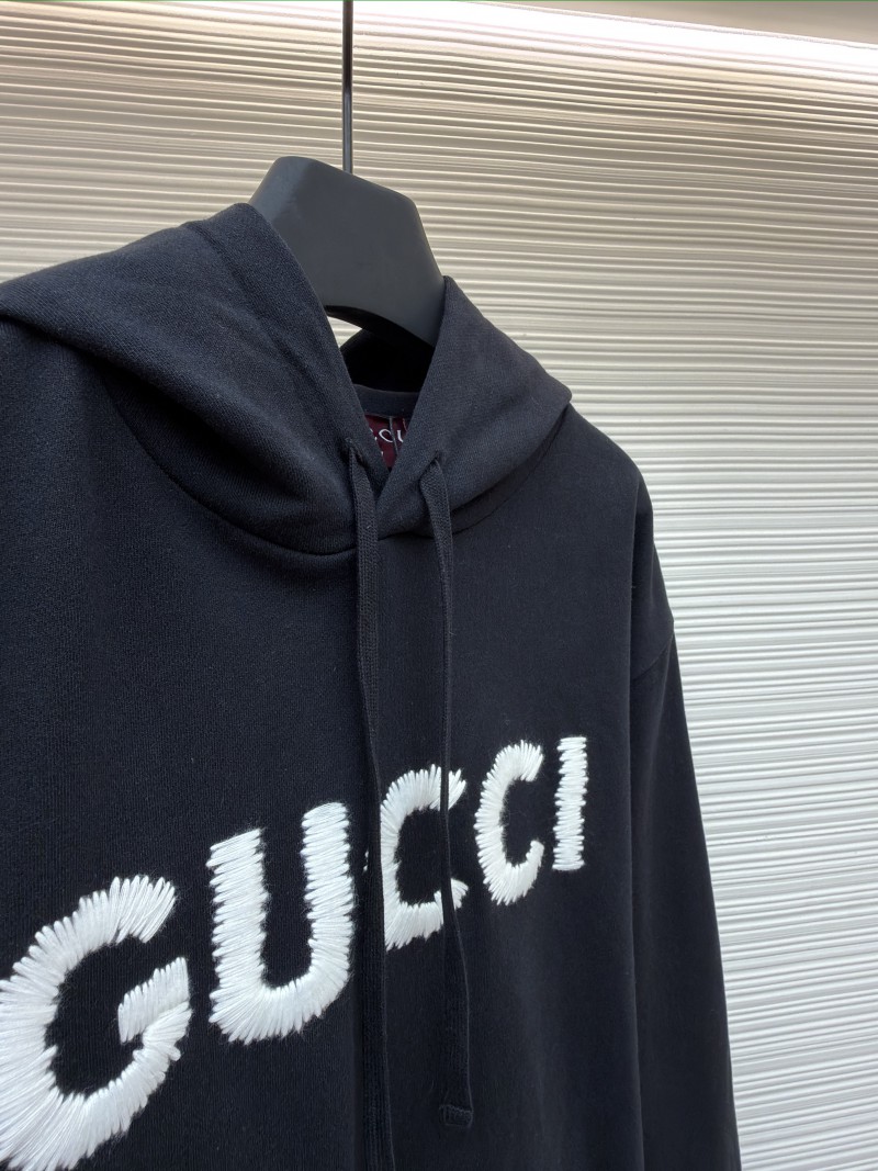 Gucci Logo Letter Print Hooded Long-Sleeve Sweatshirt 7