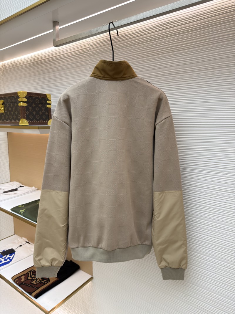 LV Checkered Half-Zip Workwear Pullover 1