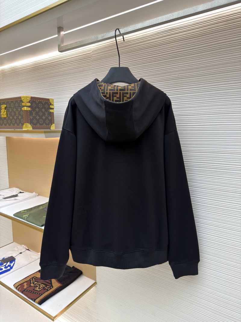 Fendi Lined FF Hooded Sweatshirt 1 1