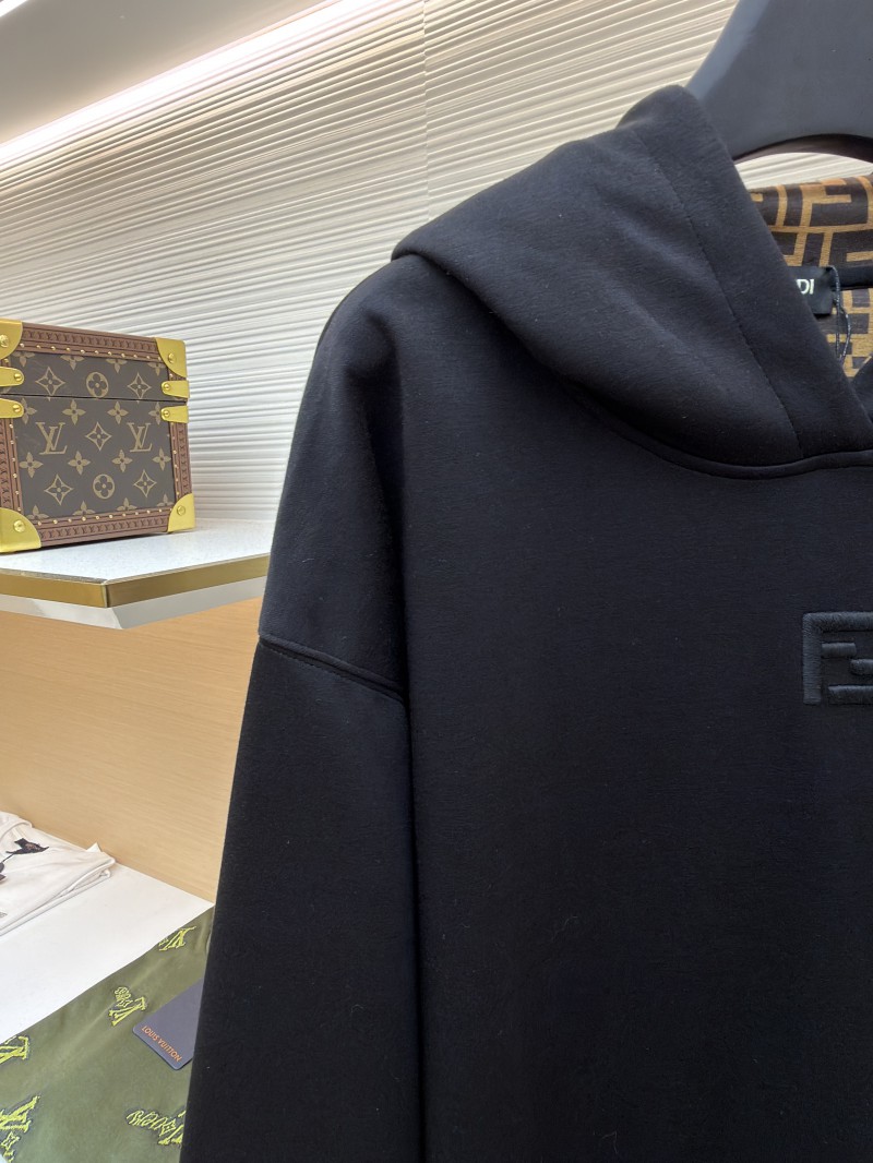 Fendi Lined FF Hooded Sweatshirt 1 3