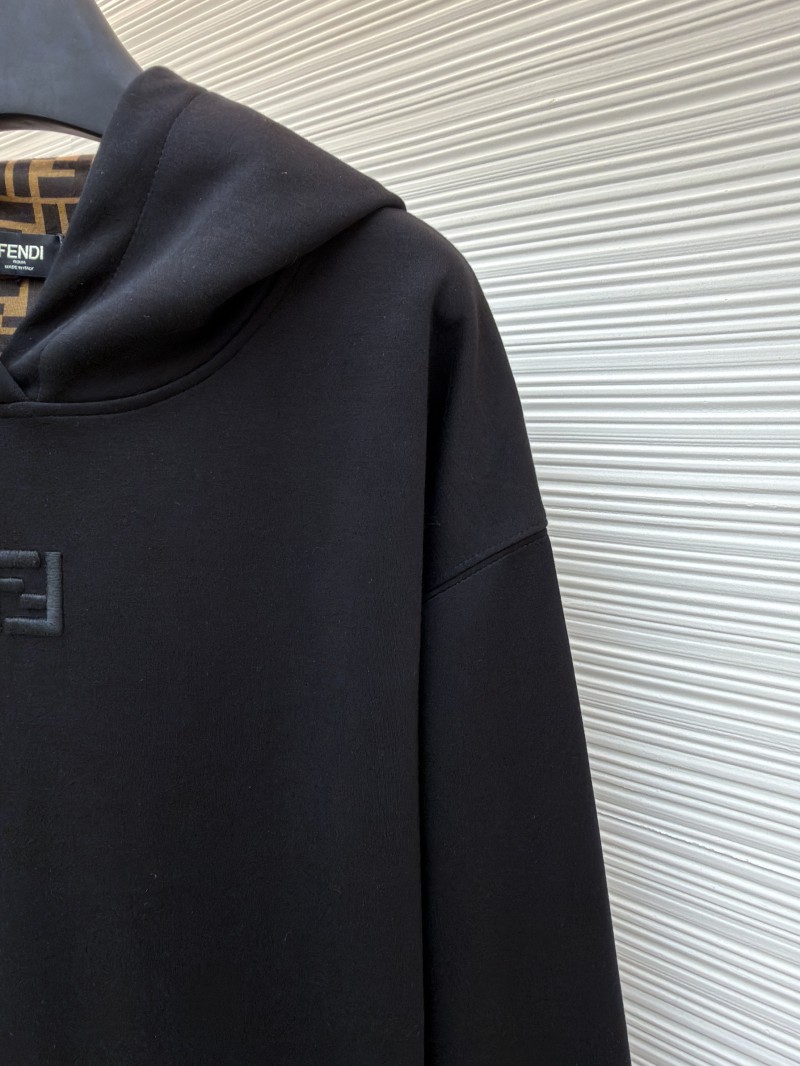 Fendi Lined FF Hooded Sweatshirt 1 4