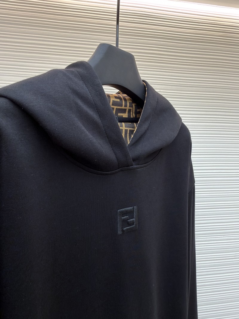 Fendi Lined FF Hooded Sweatshirt 1 7
