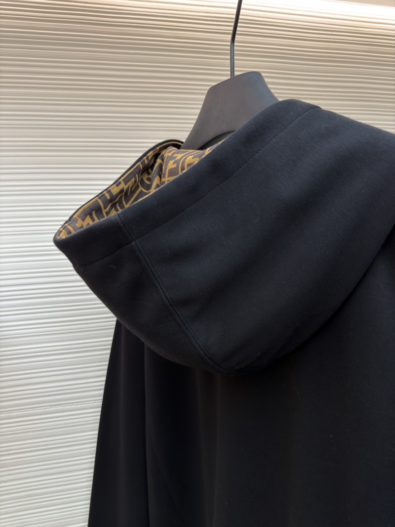 Fendi Lined FF Hooded Sweatshirt 1 8