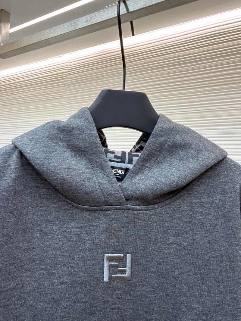 Fendi Lined FF Hooded Sweatshirt 2 2