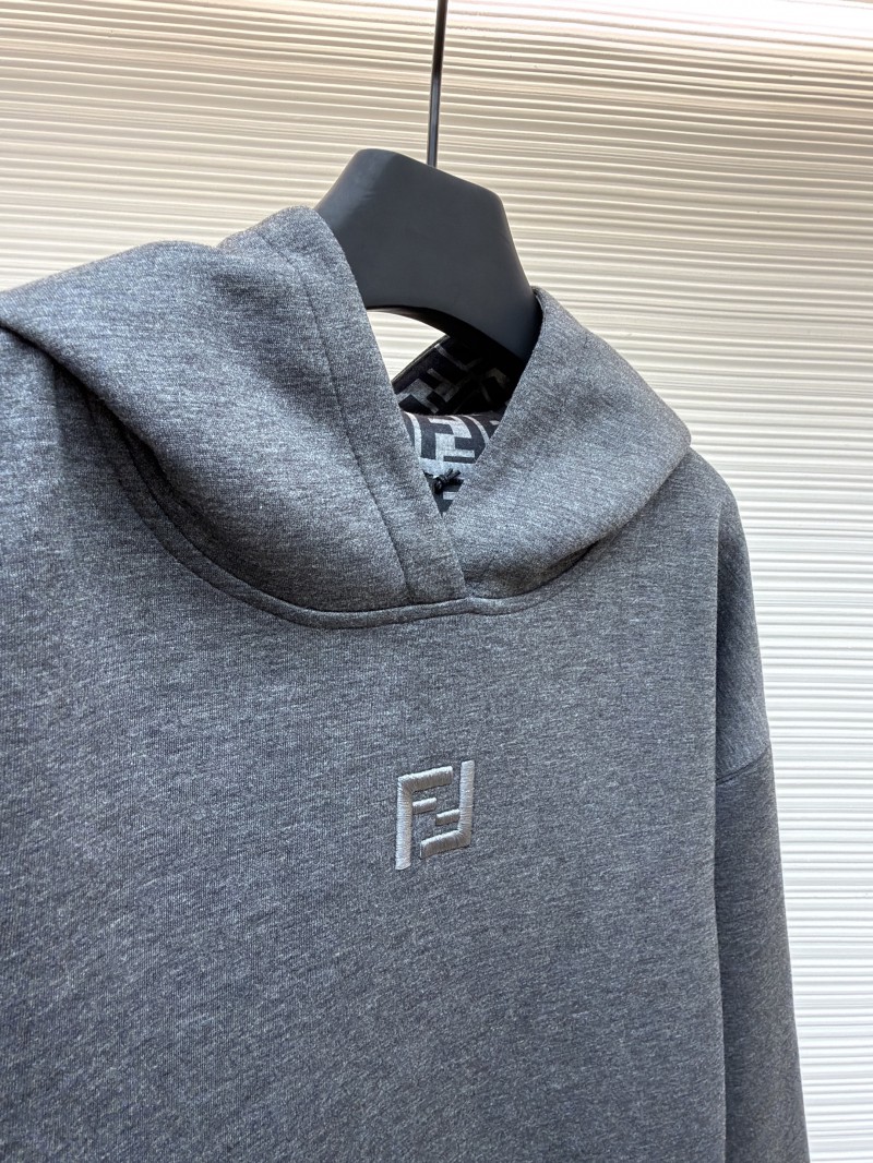 Fendi Lined FF Hooded Sweatshirt 2 7