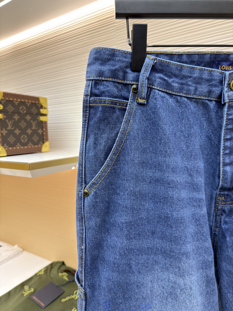 LV Side-Pocket Design Denim 3