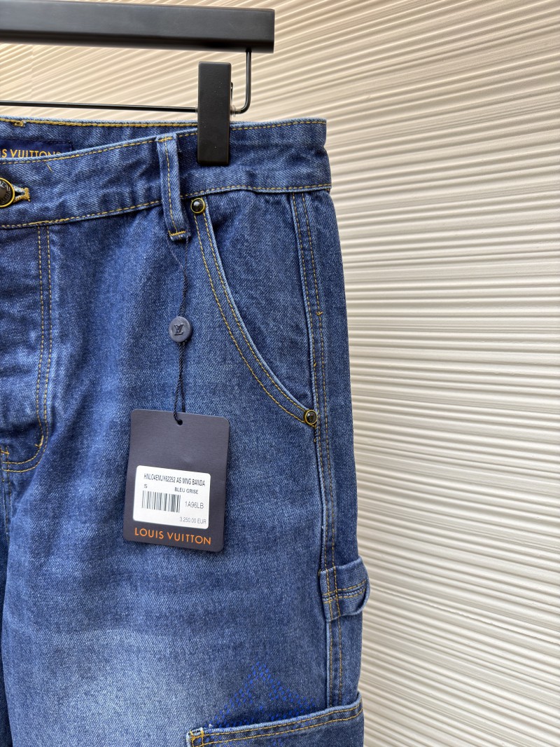 LV Side-Pocket Design Denim 4