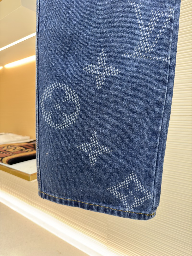 LV Side-Pocket Design Denim 5