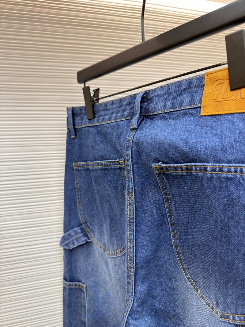 LV Side-Pocket Design Denim 8