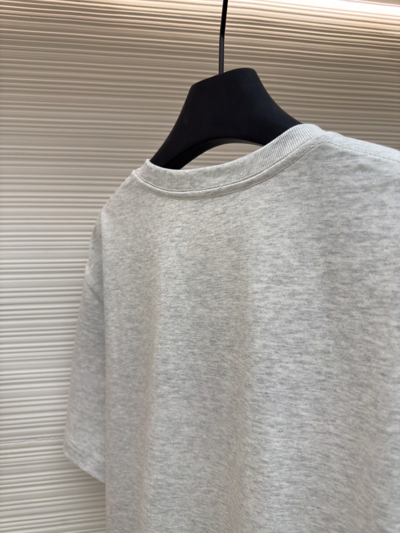 Dior CD Letter Embroidered Crew Neck Short Sleeve 2 8