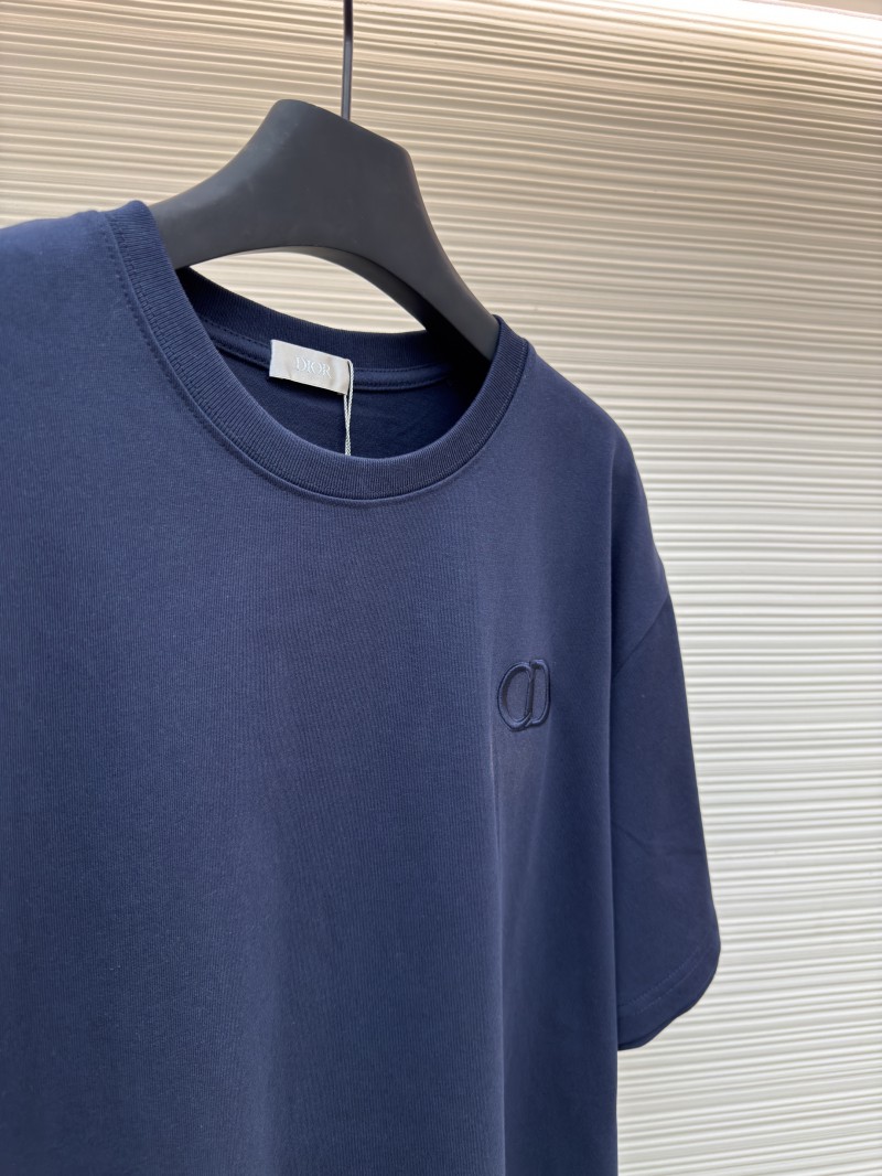 Dior CD Letter Embroidered Crew Neck Short Sleeve 3 7
