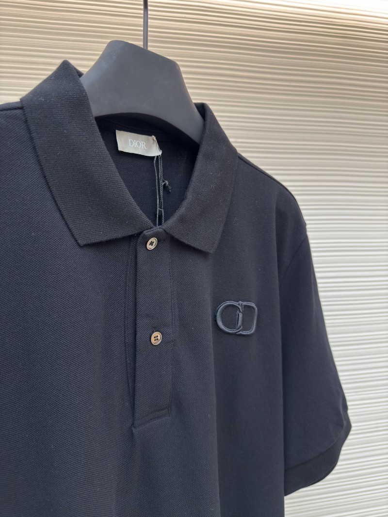 Dior CD Letter Embroidered Polo Shirt 1 7