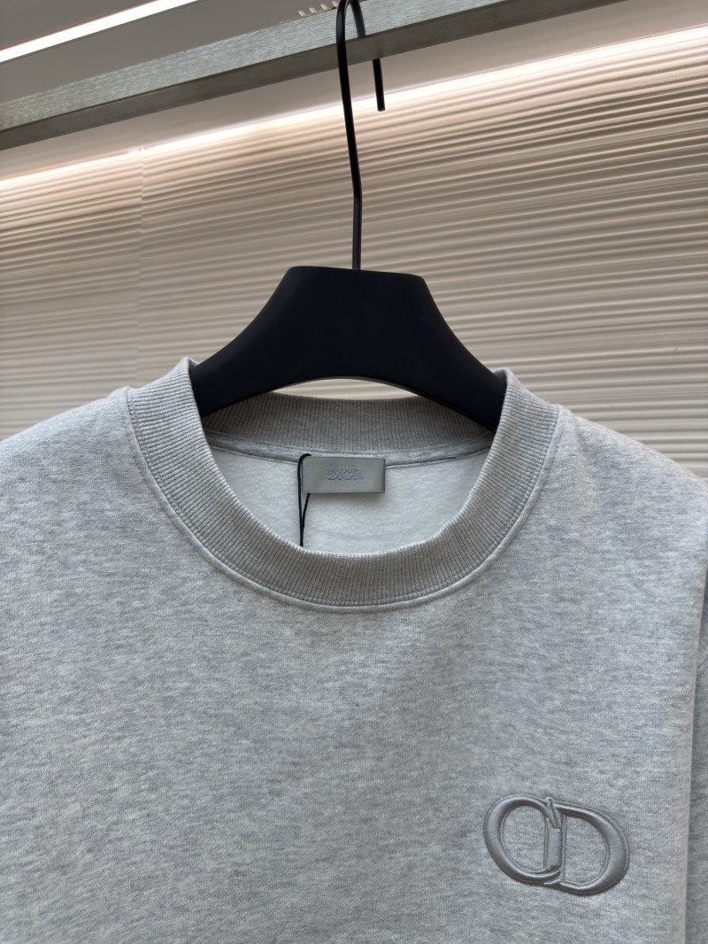 Dior Logo Embroidered Long-Sleeve Sweatshirt 1 2