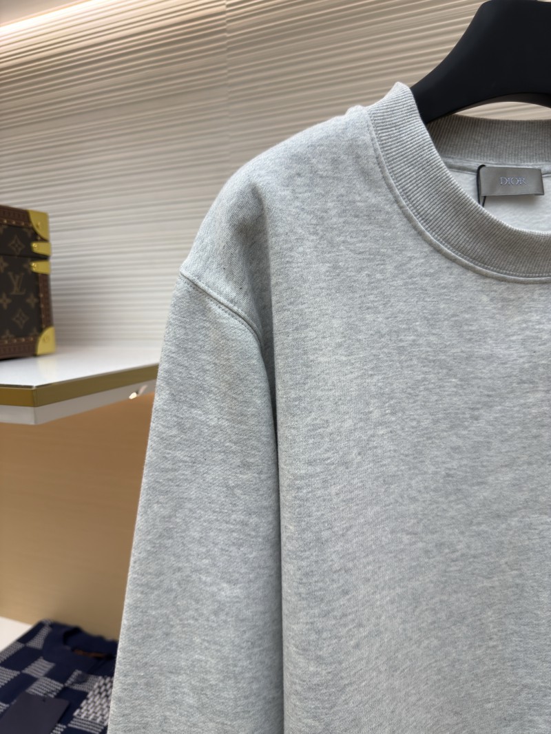 Dior Logo Embroidered Long-Sleeve Sweatshirt 1 3