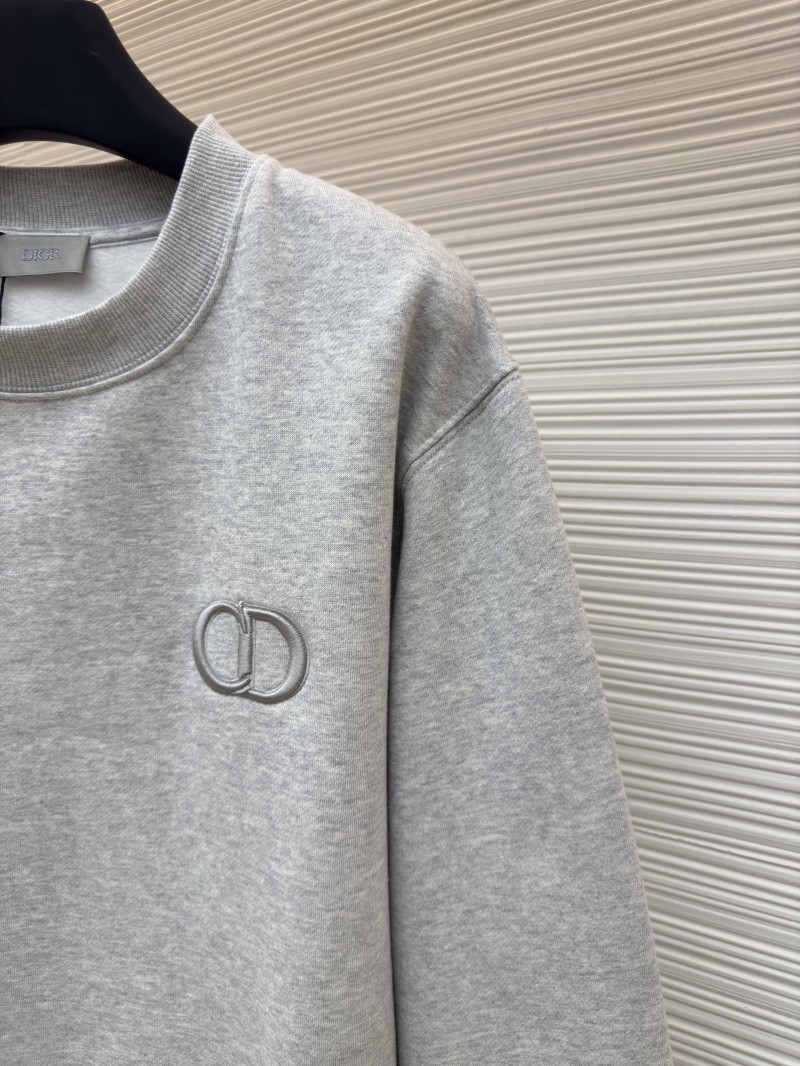 Dior Logo Embroidered Long-Sleeve Sweatshirt 1 4