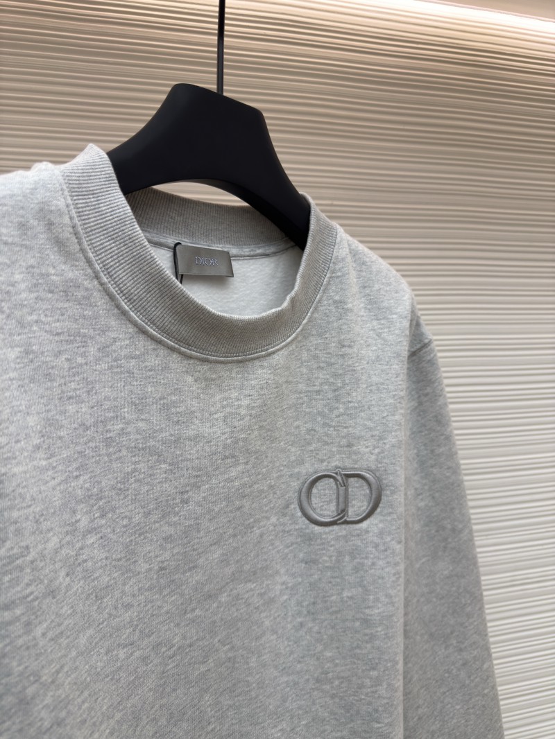 Dior Logo Embroidered Long-Sleeve Sweatshirt 1 7