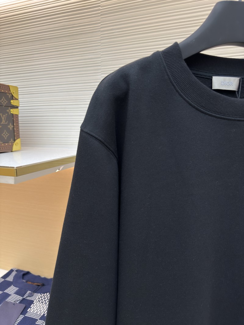 Dior Logo Embroidered Long-Sleeve Sweatshirt 2 3