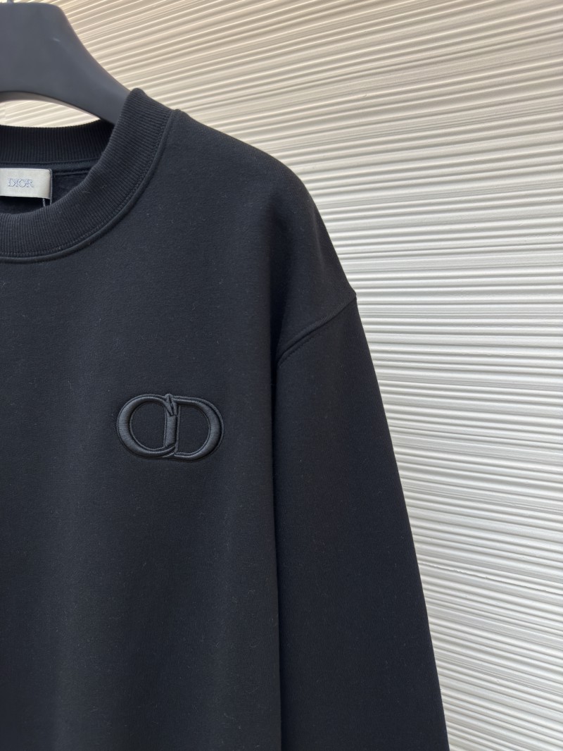 Dior Logo Embroidered Long-Sleeve Sweatshirt 2 4