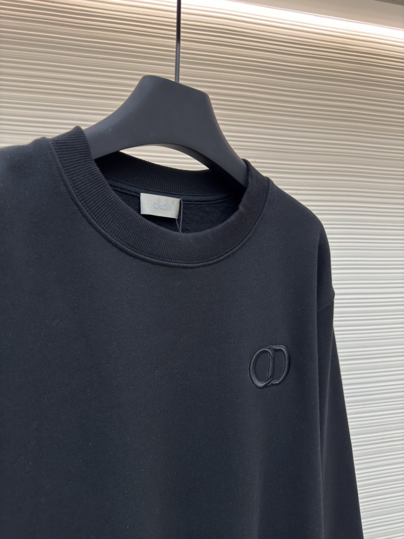 Dior Logo Embroidered Long-Sleeve Sweatshirt 2 7