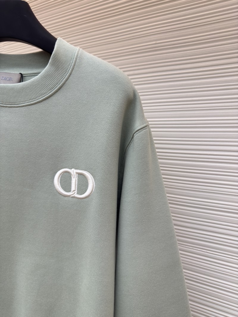 Dior Logo Embroidered Long-Sleeve Sweatshirt 3 4