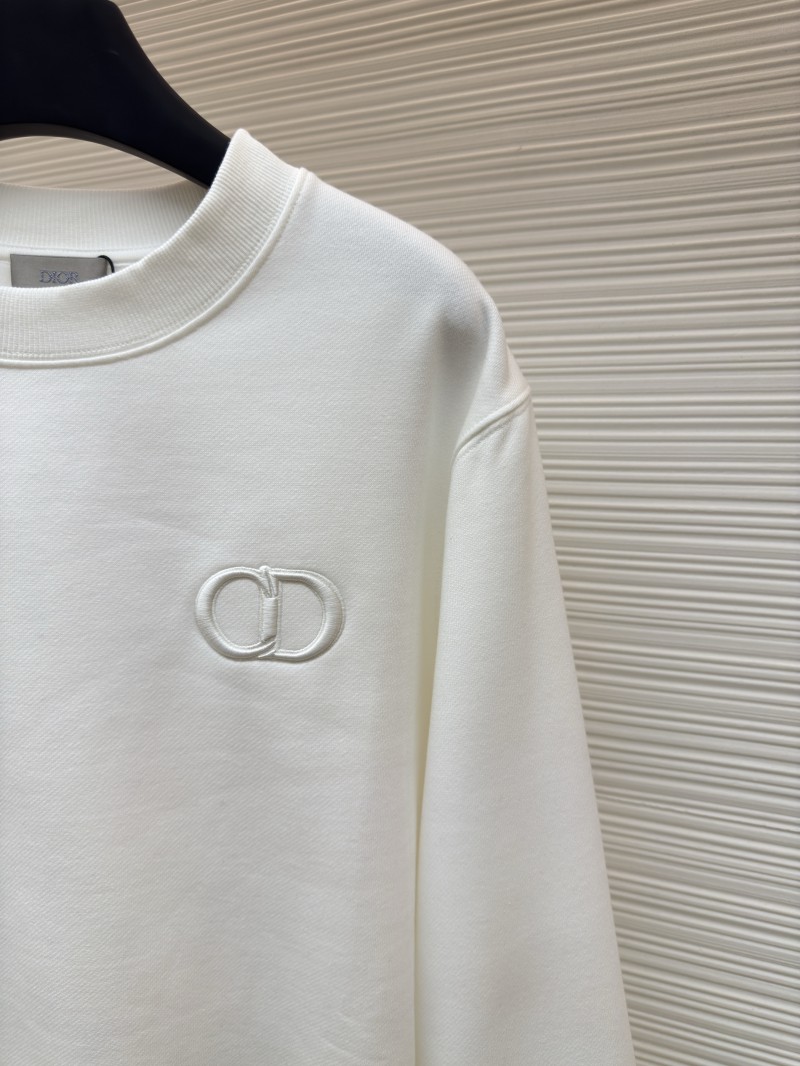 Dior Logo Embroidered Long-Sleeve Sweatshirt 4 4