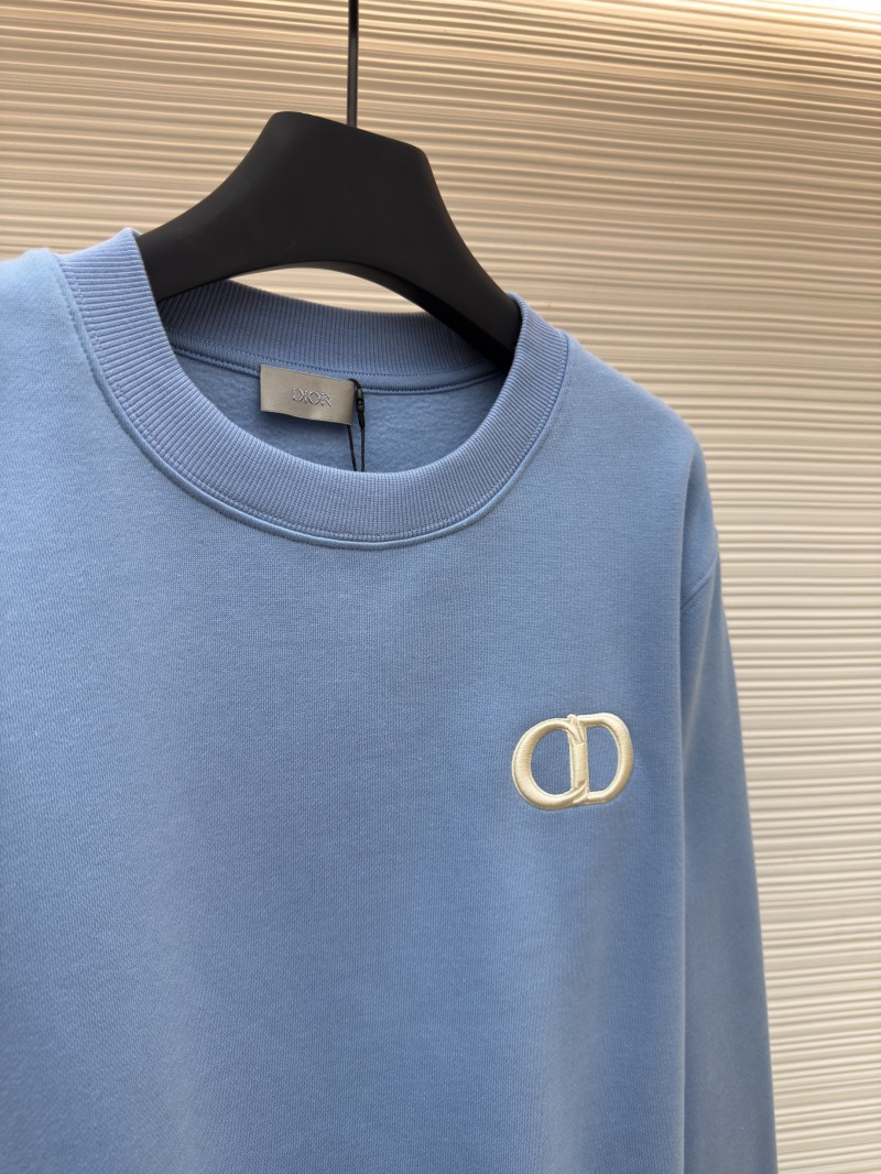 Dior Logo Embroidered Long-Sleeve Sweatshirt 5 7