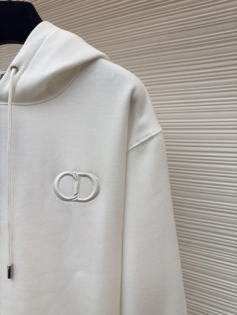 Dior Logo Embroidered Long-Sleeve Hoodie 2 4