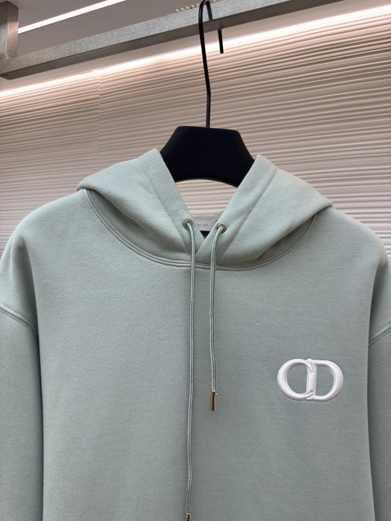 Dior Logo Embroidered Long-Sleeve Hoodie 3 2