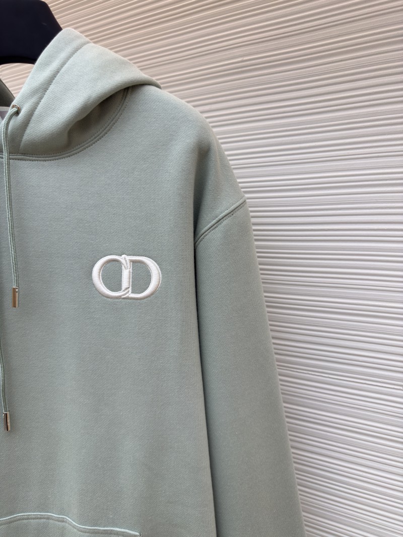 Dior Logo Embroidered Long-Sleeve Hoodie 3 4