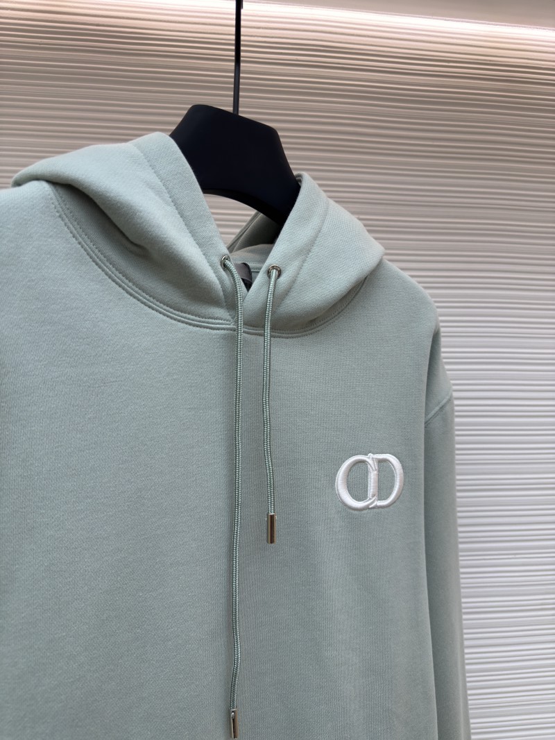 Dior Logo Embroidered Long-Sleeve Hoodie 3 7