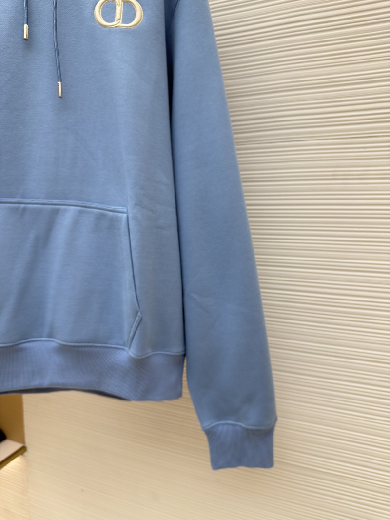 Dior Logo Embroidered Long-Sleeve Hoodie 4 6