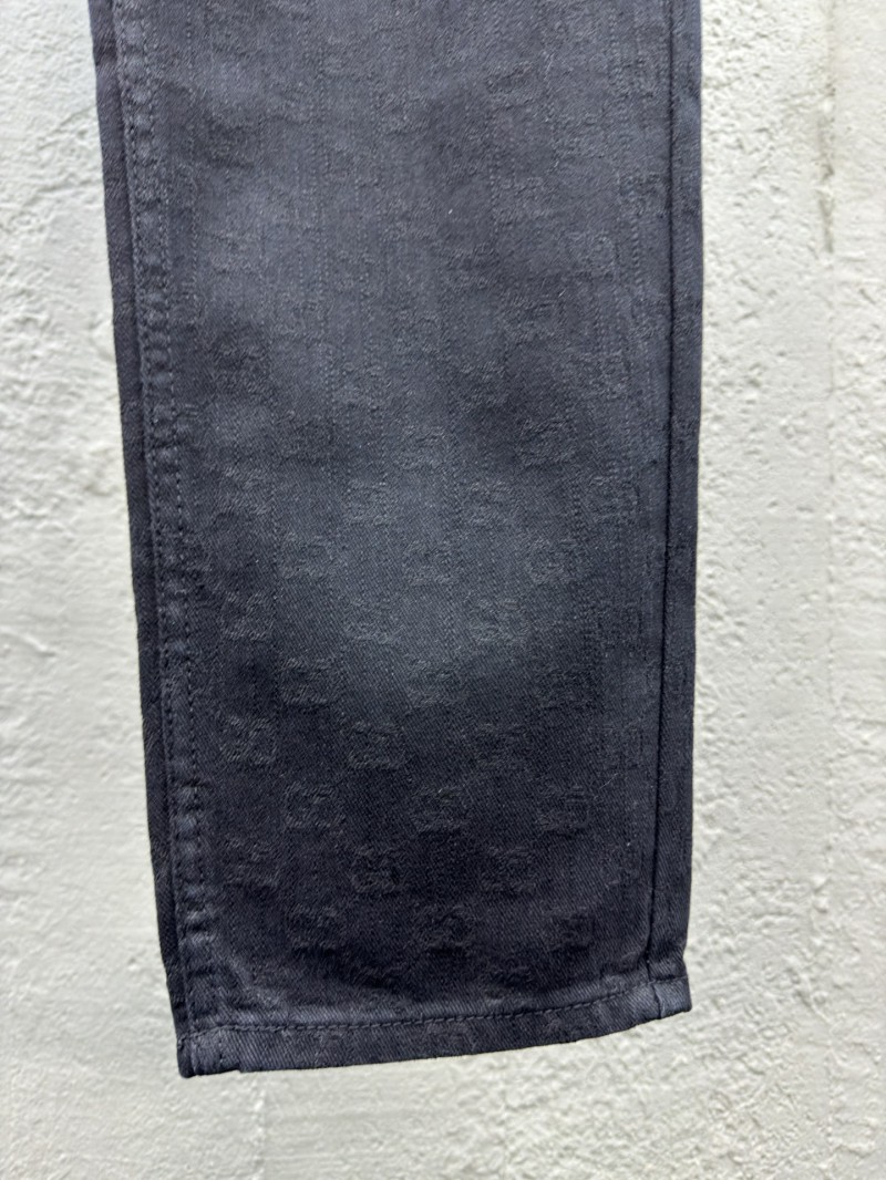 Gucci Jacquard Letter Tapered Casual Pants 6