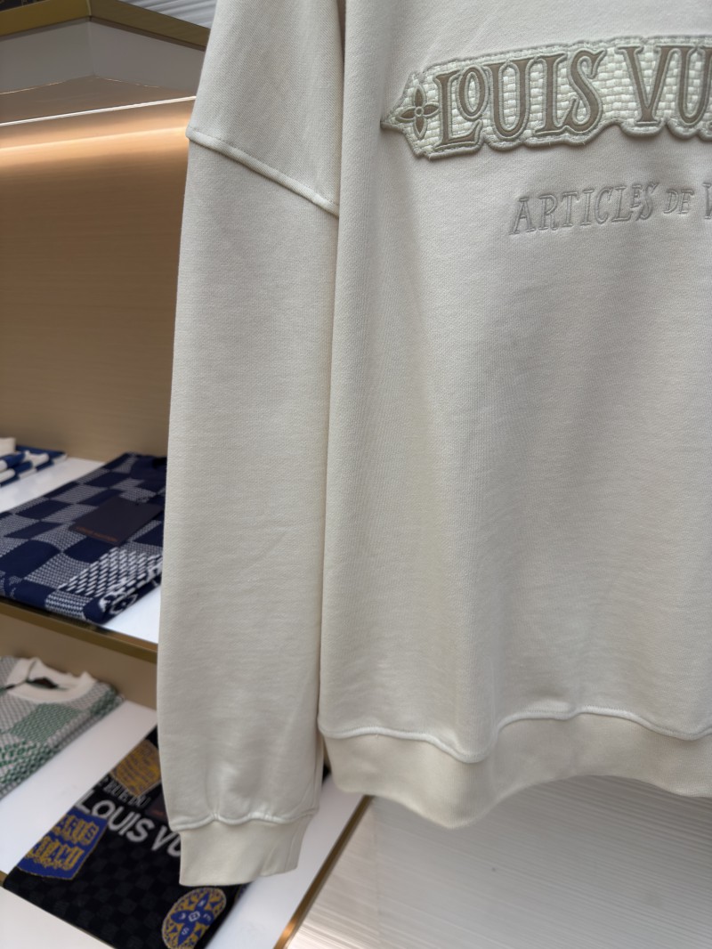 LV Half-Zip Letter Logo Long-Sleeve Sweatshirt 5