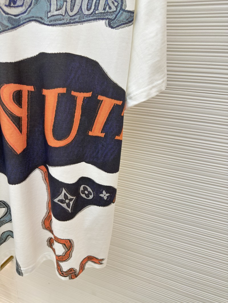 LV Letter Print Short-Sleeve T-Shirt 6