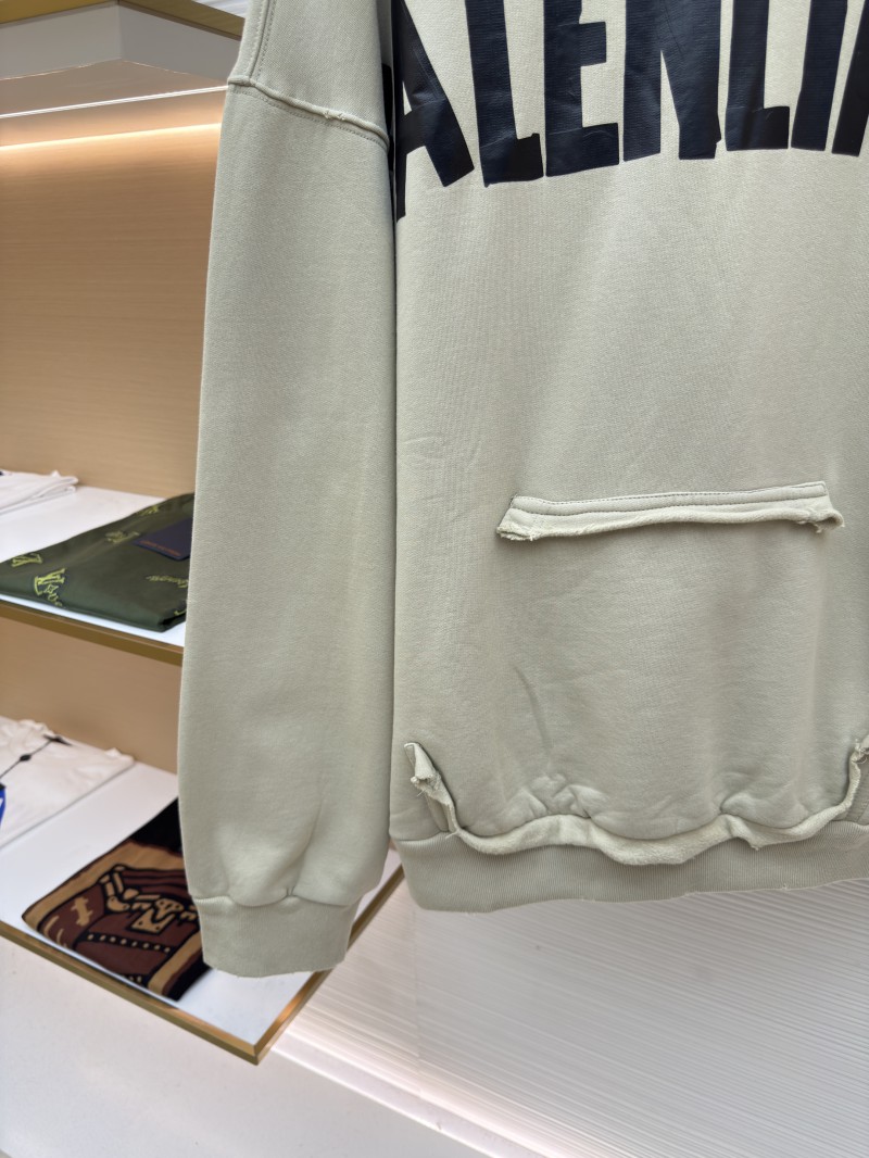 Balenciaga Tape Letter Print Hoodie 5