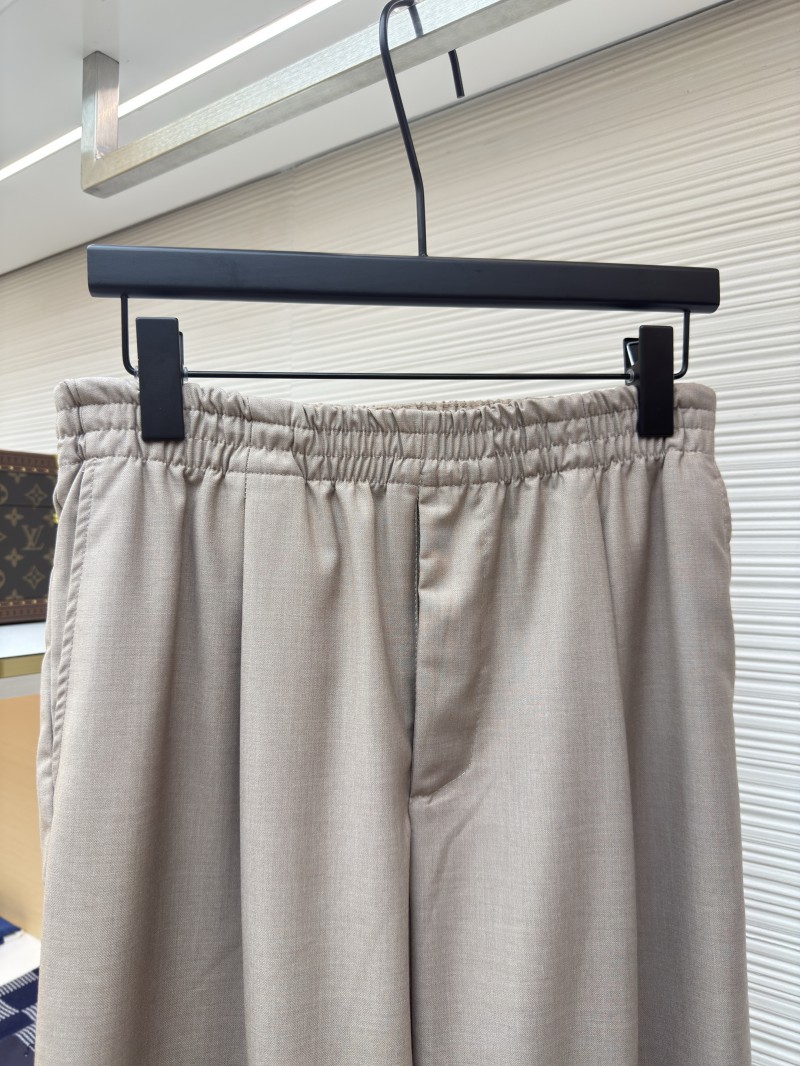 LV Khaki Wool Casual Trousers 2