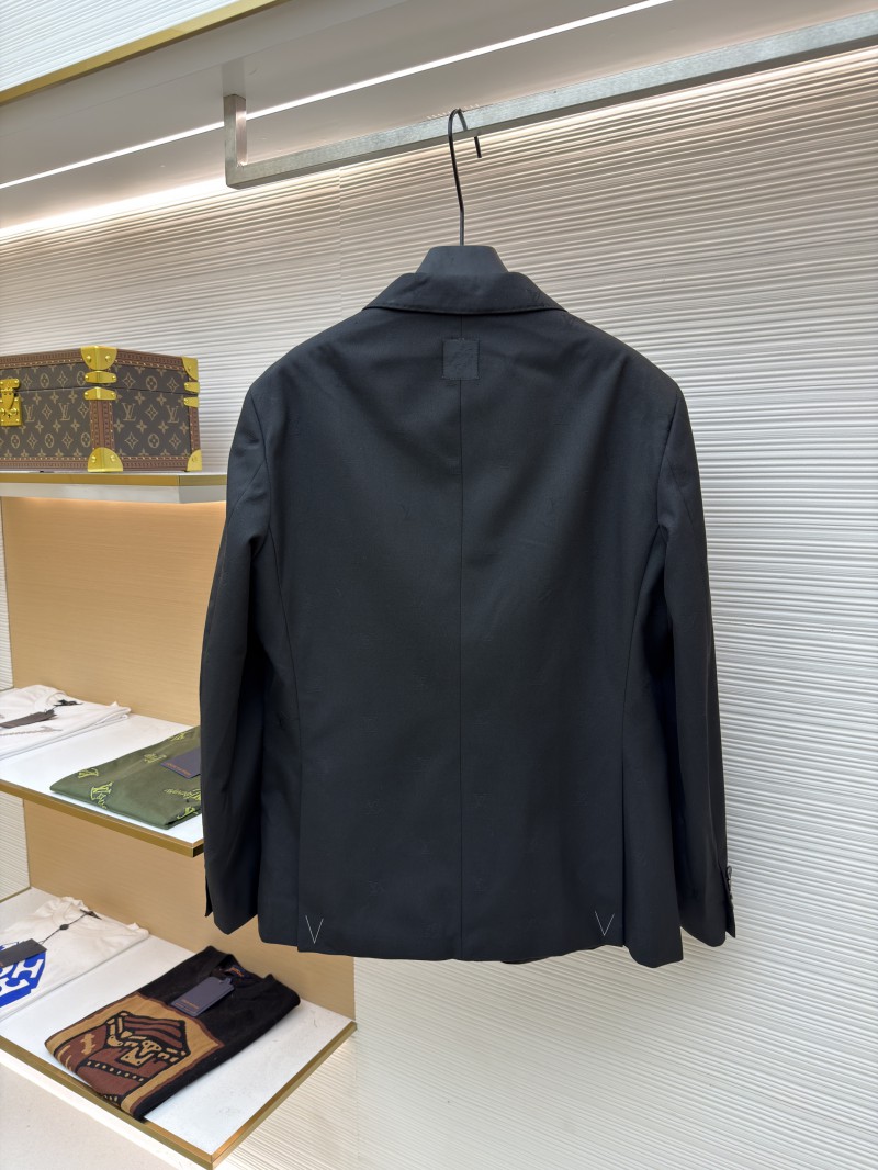 LV Blason Jacquard Single-Breasted Solid Suit 1