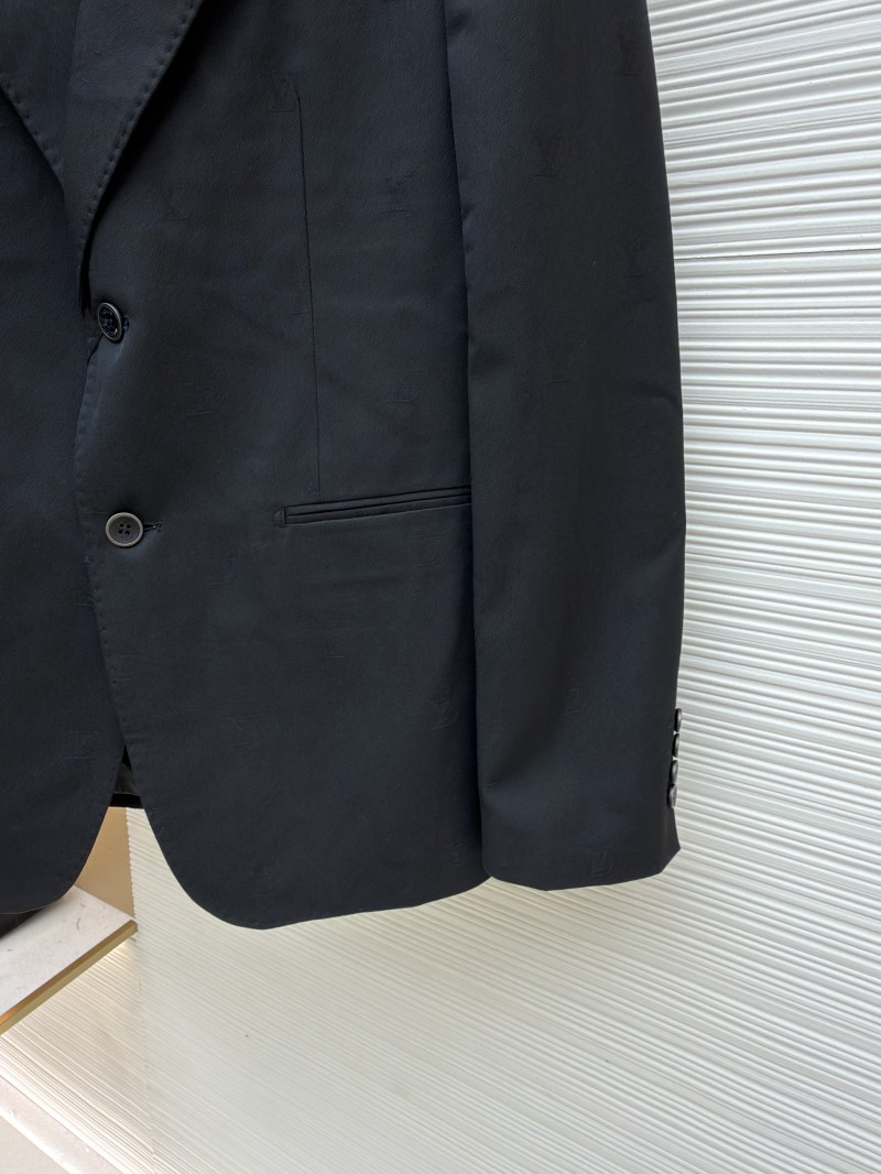 LV Blason Jacquard Single-Breasted Solid Suit 6