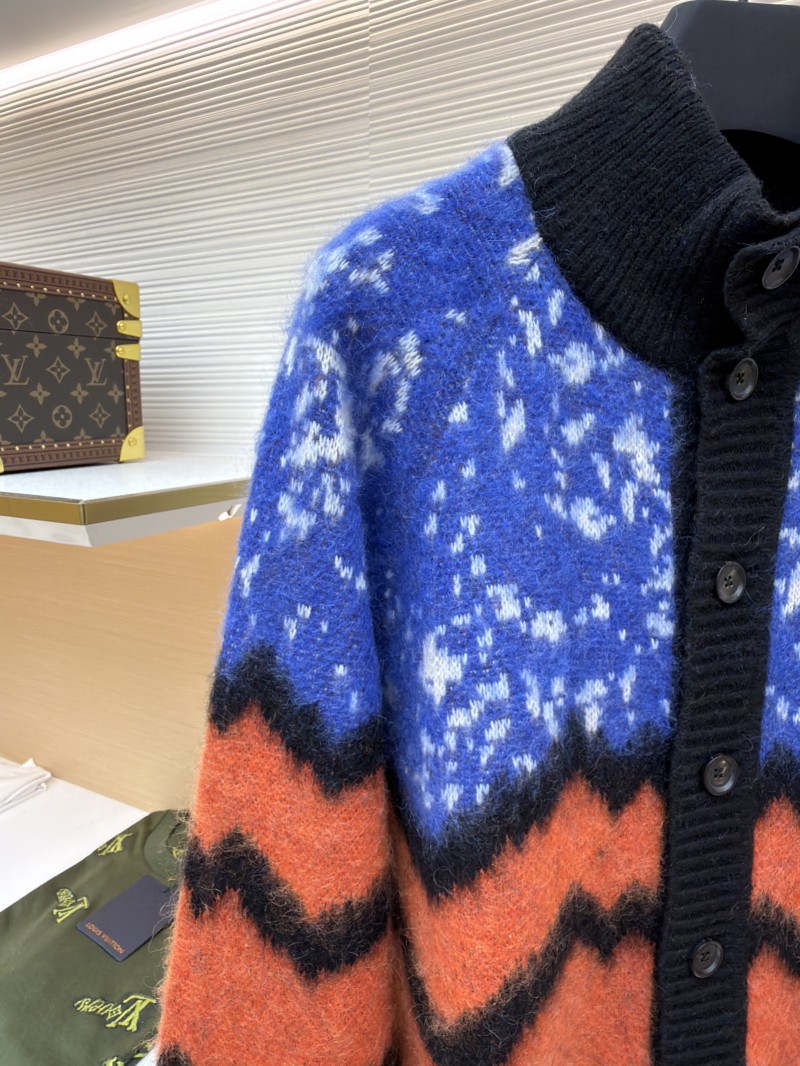LV Wavy Snowflake Knit Cashmere Sweater 3