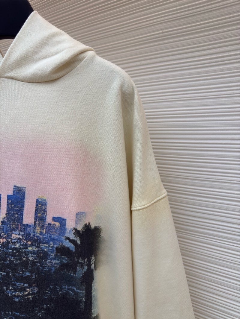 Balenciaga City Nightscape Print Hooded Sweatshirt 1 4