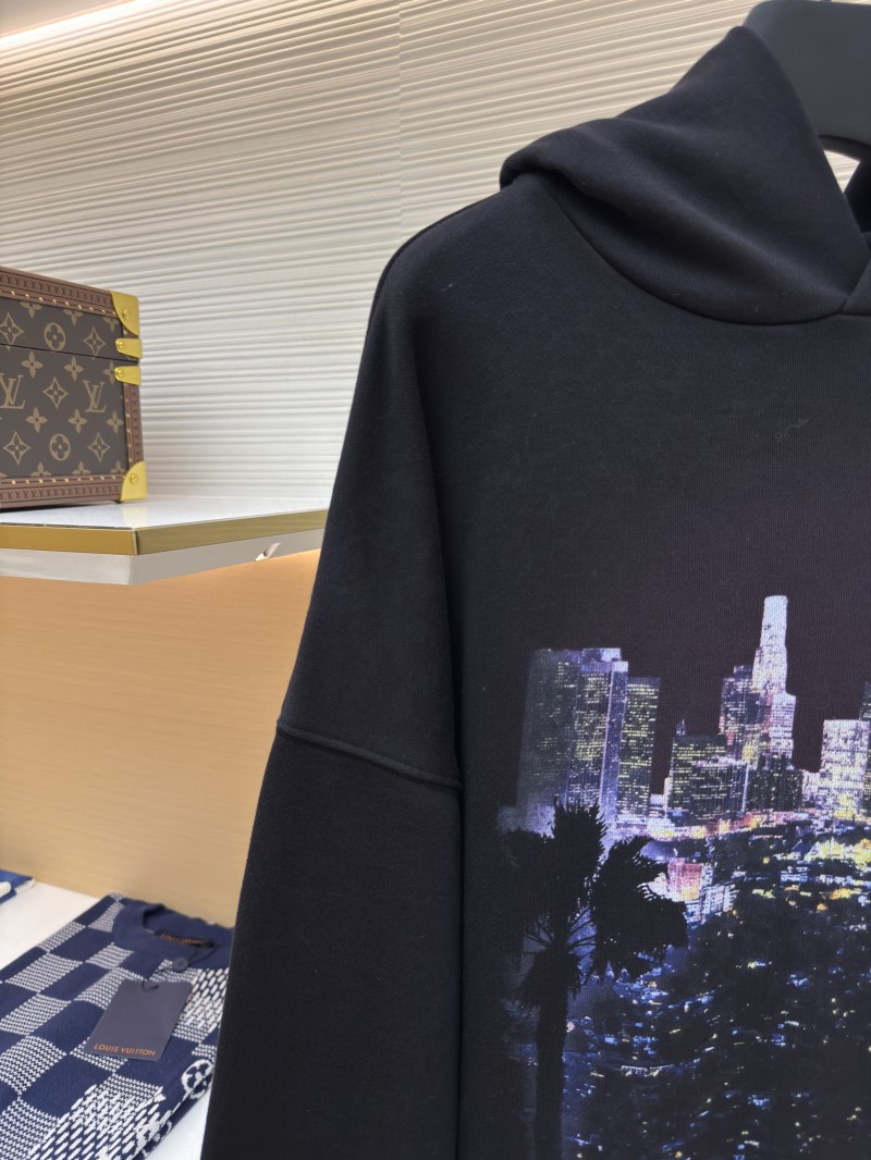 Balenciaga City Nightscape Print Hooded Sweatshirt 2 3