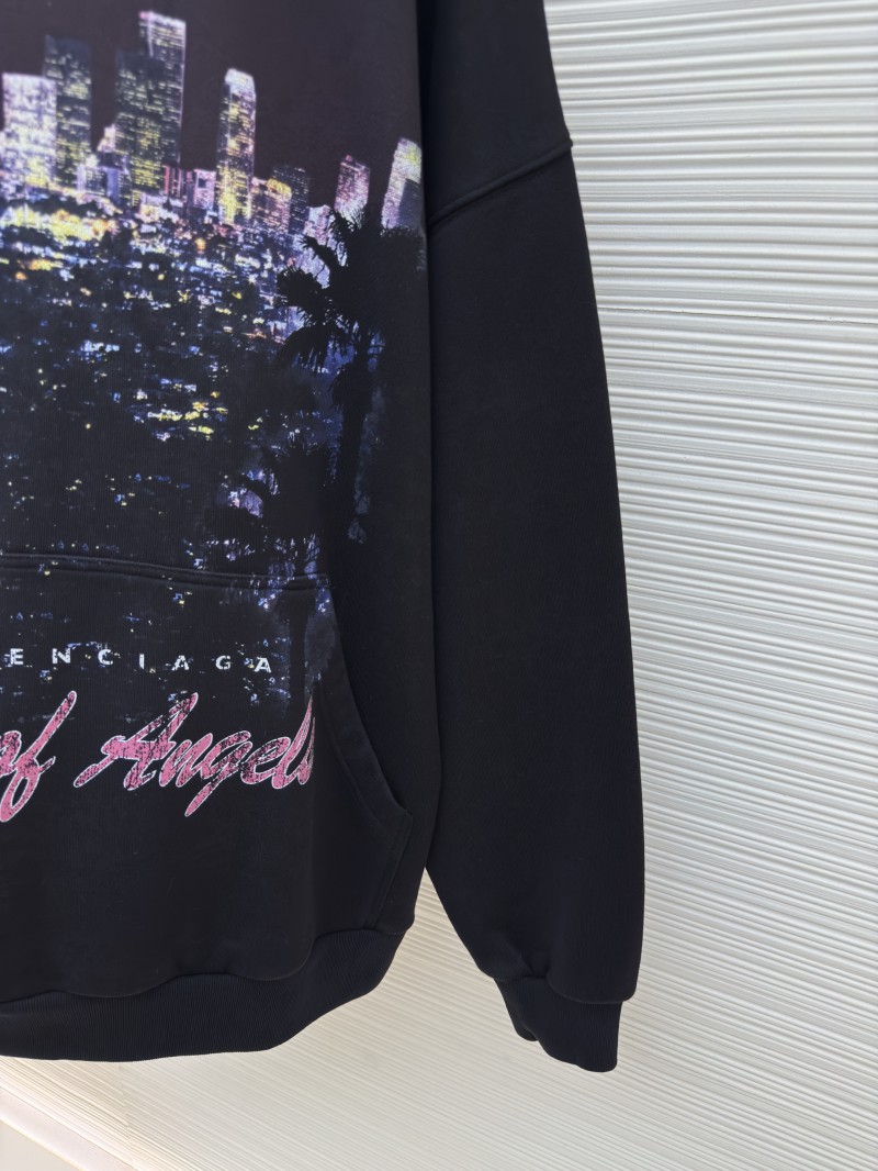 Balenciaga City Nightscape Print Hooded Sweatshirt 2 6