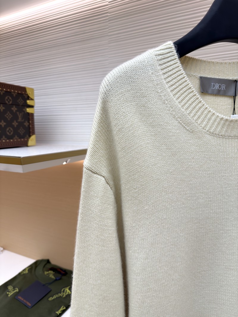 Dior Letter Embroidered Sweater 3