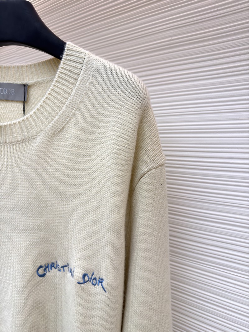 Dior Letter Embroidered Sweater 4