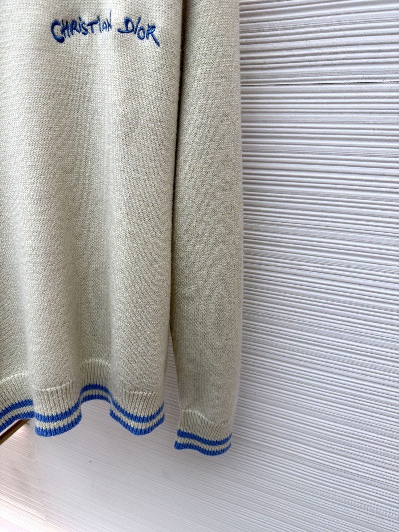 Dior Letter Embroidered Sweater 6