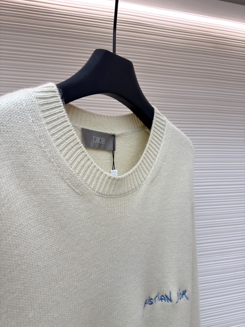 Dior Letter Embroidered Sweater 7