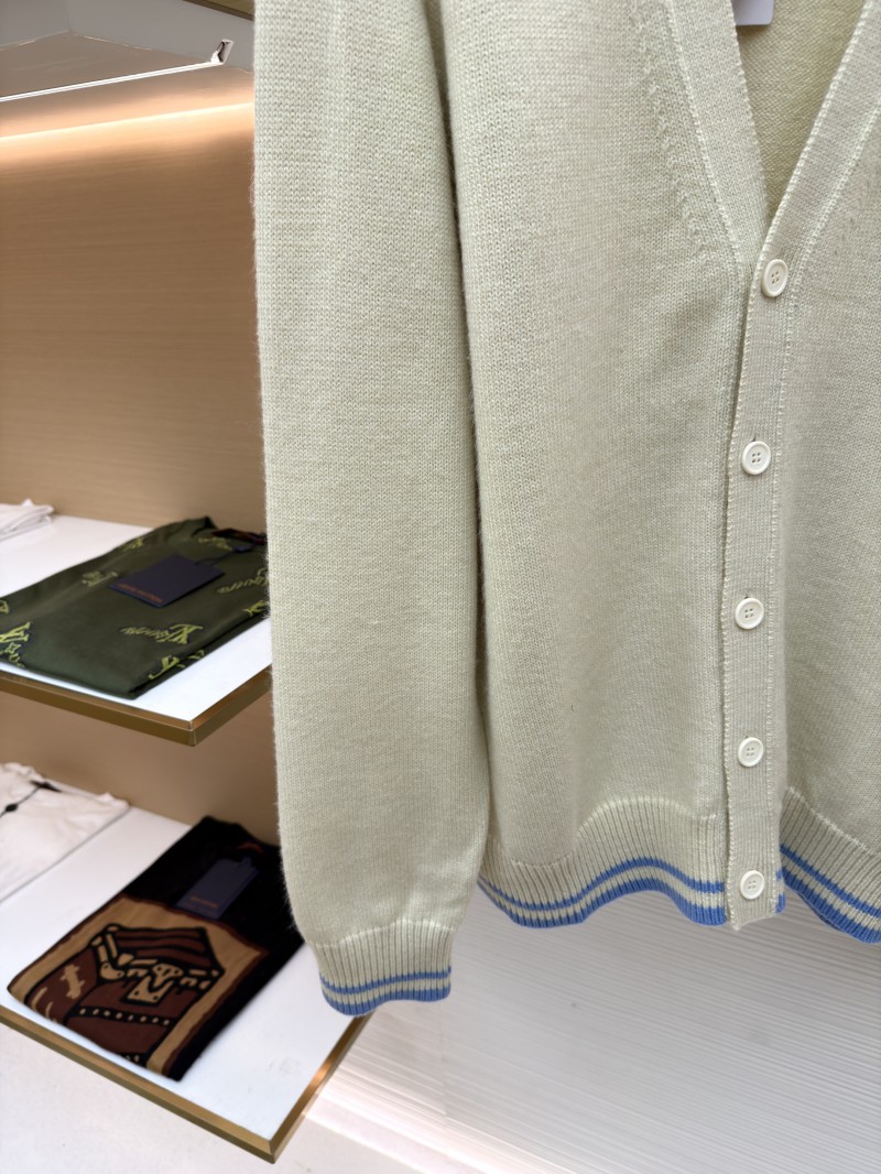 Dior Letter Embroidered Cardigan Sweater 5